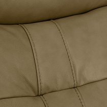 Santino Leather Electric Recliner Armchair In Brown