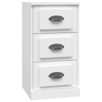 Vance Wooden Sideboard 2 Doors 6 Drawers In White