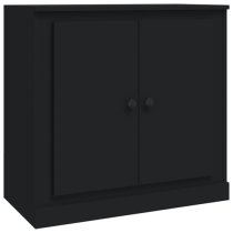 Vance Wooden Sideboard 2 Doors 6 Drawers In Black