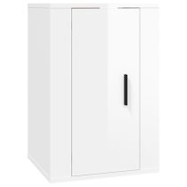 Ryker High Gloss Entertainment Unit Wall Hung In White