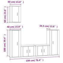 Ryker High Gloss Entertainment Unit Wall Hung In White