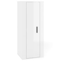 Aria High Gloss Entertainment Unit Wall Hung In White