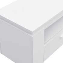 Portland Wooden TV Stand With 2 Drawers In White