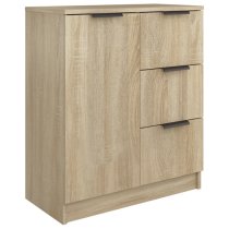 Calix Wooden Sideboard With 2 Doors 6 Drawers In Sonoma Oak