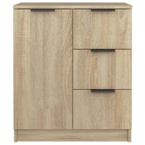 Calix Wooden Sideboard With 2 Doors 6 Drawers In Sonoma Oak