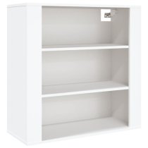 Ailie Wooden Highboard With 3 Drawers 2 Shelves In White