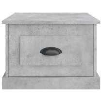 Vance Wooden Coffee Table With 1 Drawer In Concrete Effect