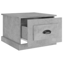 Vance Wooden Coffee Table With 1 Drawer In Concrete Effect