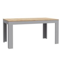 Belgin Extending Dining Table In Riviera Oak And Grey Oak