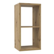 Mabon Wooden Bookcase With 1 Shelf In Artisan Oak