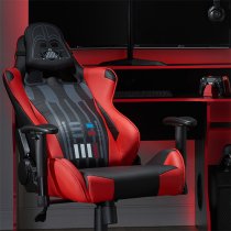 Darth Vader Hero Faux Leather Childrens Gaming Chair In Red