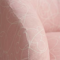 Mickey Doodle Fabric Childrens Swivel Accent Chair In Pink