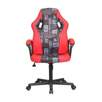 Star Wars Faux Leather Childrens Gaming Chair In Red