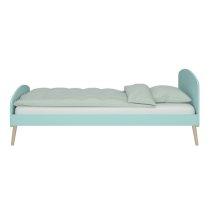 Giza Wooden Single Bed In Cool Mint