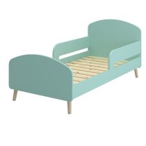 Giza Wooden Toddler Bed In Cool Mint