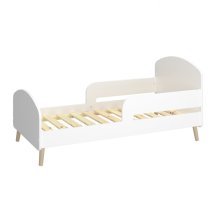 Giza Wooden Toddler Bed In Pure White