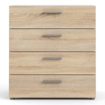 Perkin Wooden Chest Of 4 Drawers In Oak