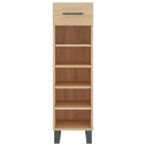 Alivia Shoe Storage Cabinet With 2 Drawers In Sonoma Oak