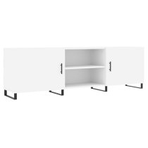 Alivia Wooden TV Stand With 2 Doors In White