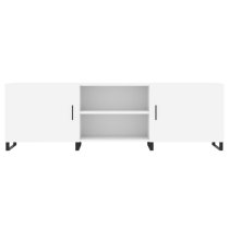 Alivia Wooden TV Stand With 2 Doors In White