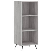 Lavey Wooden Shelving Unit With 2 Shelves In Grey Sonoma Oak