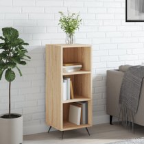 Lavey Wooden Shelving Unit With 2 Shelves In Sonoma Oak