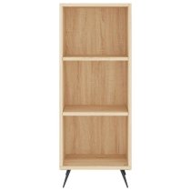 Lavey Wooden Shelving Unit With 2 Shelves In Sonoma Oak