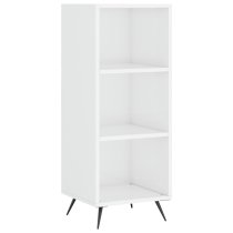 Lavey High Gloss Shelving Unit With 2 Shelves In White