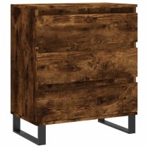 Kacia Wooden Chest Of 3 Drawers In Smoked Oak