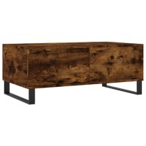 Henry Wooden Coffee Table With 1 Drawer In Smoked Oak