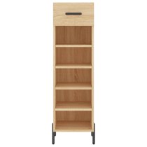 Iris Wooden Shoe Storage Cabinet With 1 Drawer In Sonoma Oak