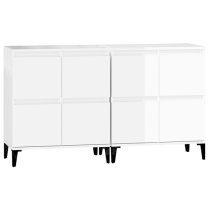 Peyton High Gloss Sideboard With 8 Doors In White