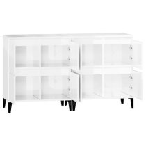 Peyton High Gloss Sideboard With 8 Doors In White