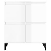 Peyton High Gloss Sideboard With 8 Doors In White