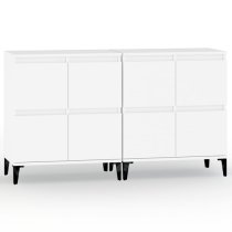 Peyton Wooden Sideboard With 8 Doors In White