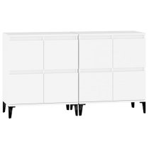 Peyton Wooden Sideboard With 8 Doors In White