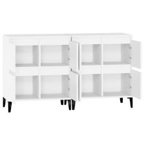 Peyton Wooden Sideboard With 8 Doors In White