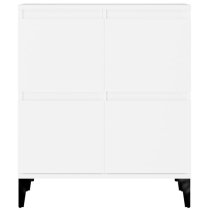 Peyton Wooden Sideboard With 8 Doors In White