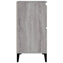 Peyton Wooden Sideboard With 12 Doors In Grey Sonoma Oak