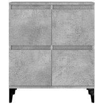 Peyton Wooden Sideboard With 12 Doors In Concrete Effect