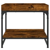 Tacey Wooden Coffee Table Square In Smoked Oak