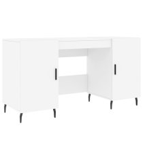 Waterford Wooden Computer Desk With 2 Doors In White