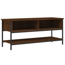 Tacey Wooden TV Stand With 2 Open Shelves In Brown Oak