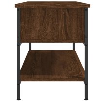 Tacey Wooden TV Stand With 2 Open Shelves In Brown Oak