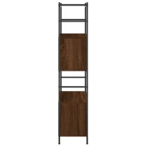 Tacey Wooden Bookcase With 2 Large Shelves In Brown Oak