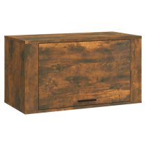 Cairns Wall Hung Wooden Shoe Storage Cabinet In Smoked Oak