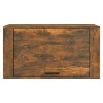 Cairns Wall Hung Wooden Shoe Storage Cabinet In Smoked Oak