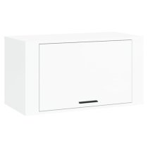 Cairns Wall Hung High Gloss Shoe Storage Cabinet In White