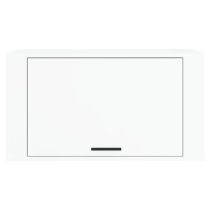 Cairns Wall Hung High Gloss Shoe Storage Cabinet In White