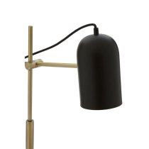 Essen Black Shade Table Lamp With And White Marble Base